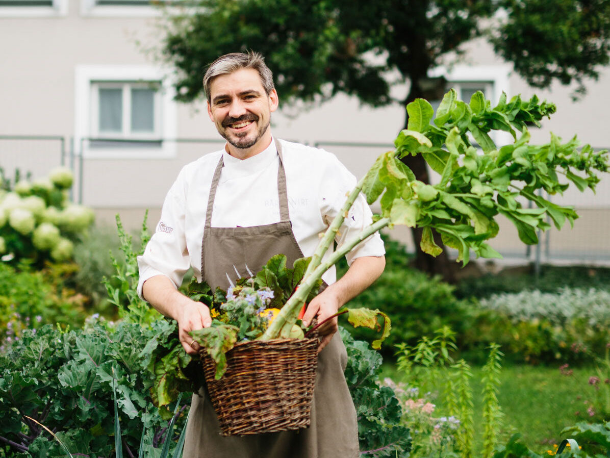 Manuel Ressi im Garten