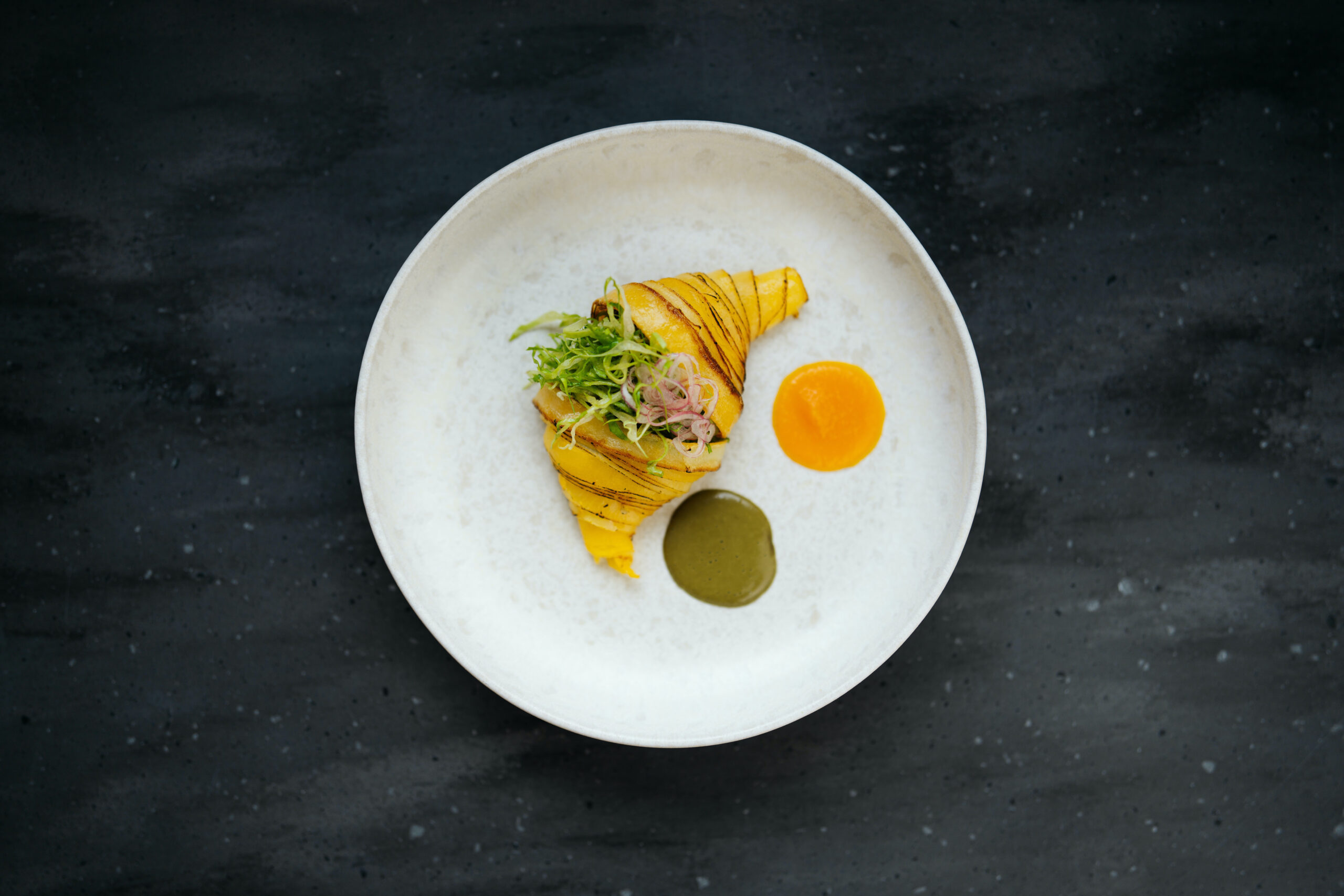 Kürbis, Endivie und Miso