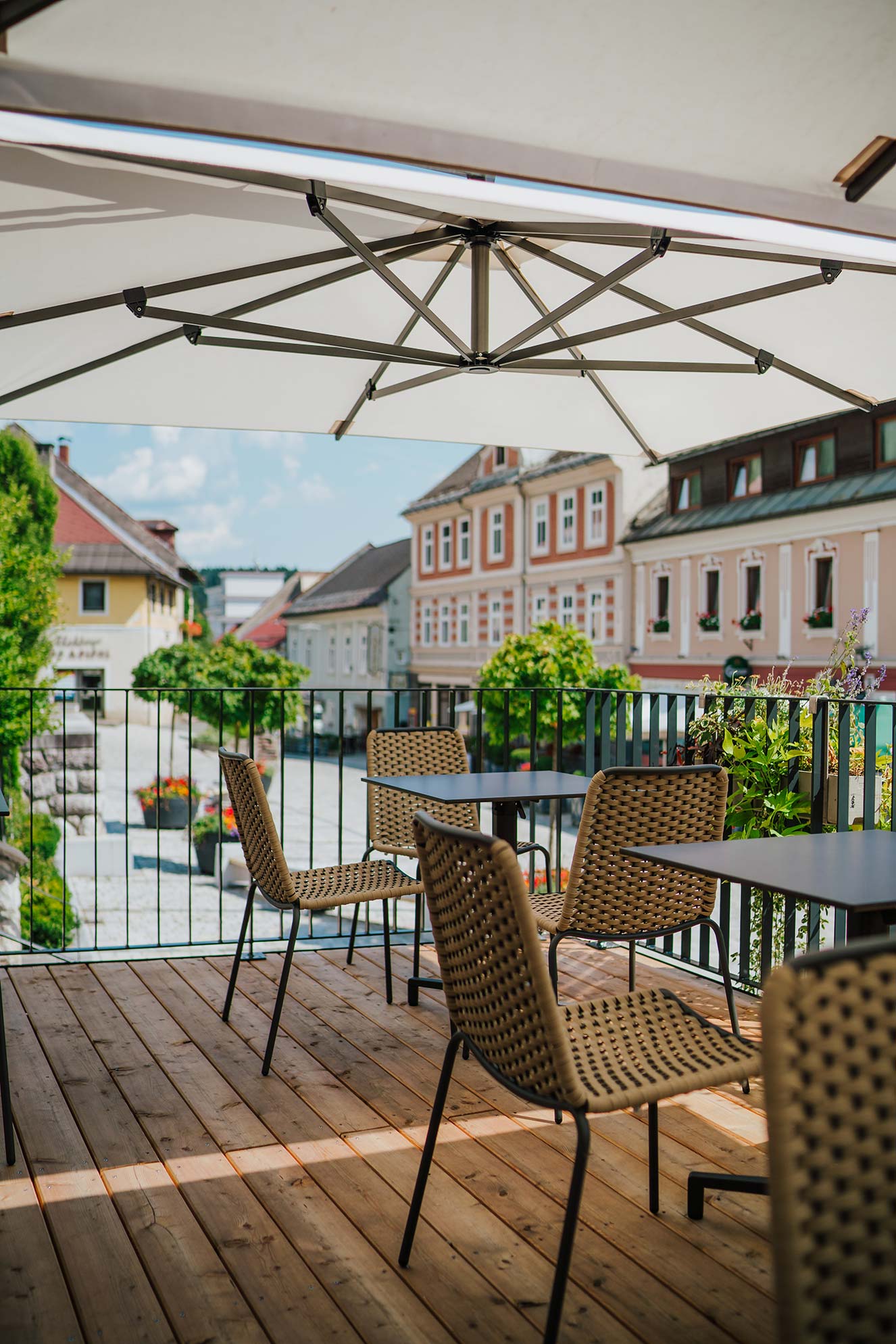 terrasse kleiner bär